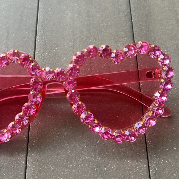 Pink Jewel Fashion Sunglasses - Picture 3 of 7